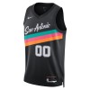 San Antonio Spurs Custom Nike 2025-26 City Edition Musta Miesten Pelipaidat Swingman